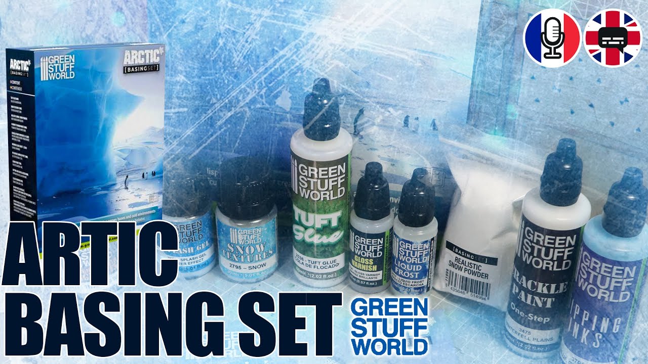 ARTIC BASING SET : Créez des Paysages Enneigés Époustouflants avec ce Set de Green Stuff World !