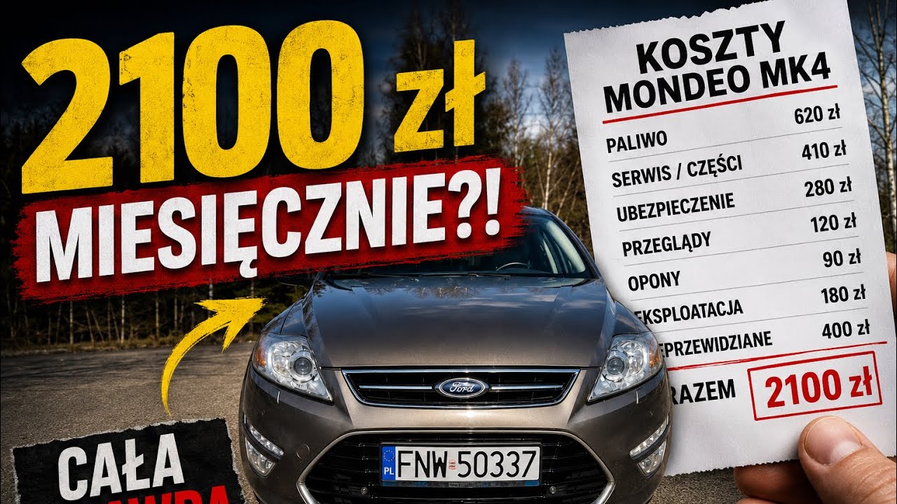 Ile naprawdę kosztuje utrzymanie Mondeo MK4? moje wydatki