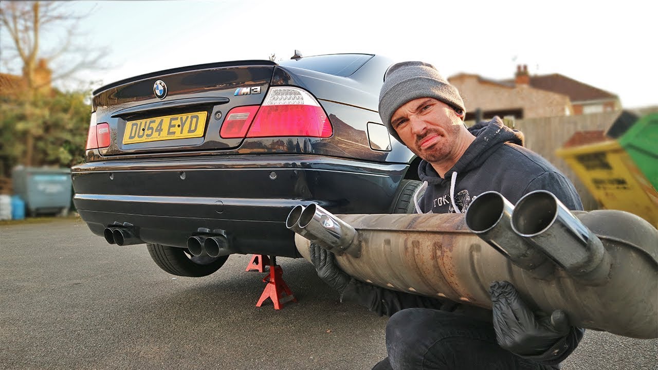 STRAIGHT PIPE vs SUPERSPRINT EXHAUST INSTALL GONE WRONG * BMW E46 M3 *