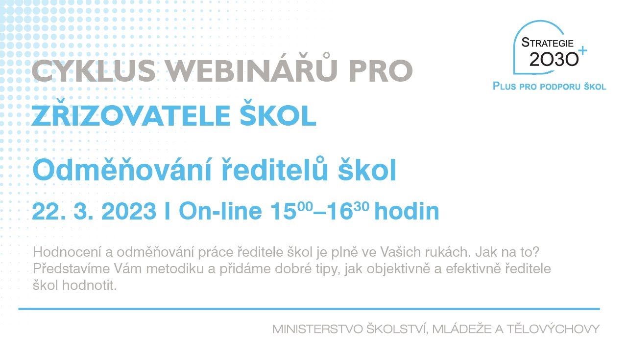 Odměňování ředitelů škol