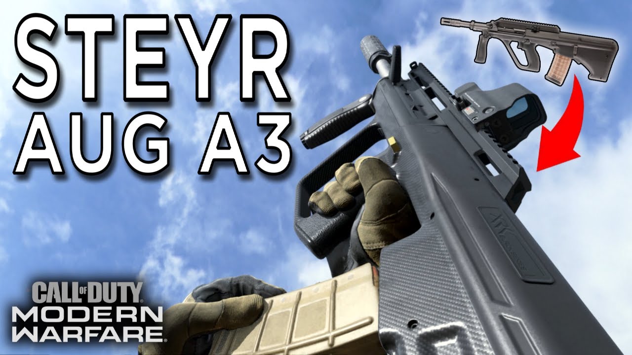 STEYR AUG A3 (5.56 NATO) in Modern Warfare 2019 Gameplay