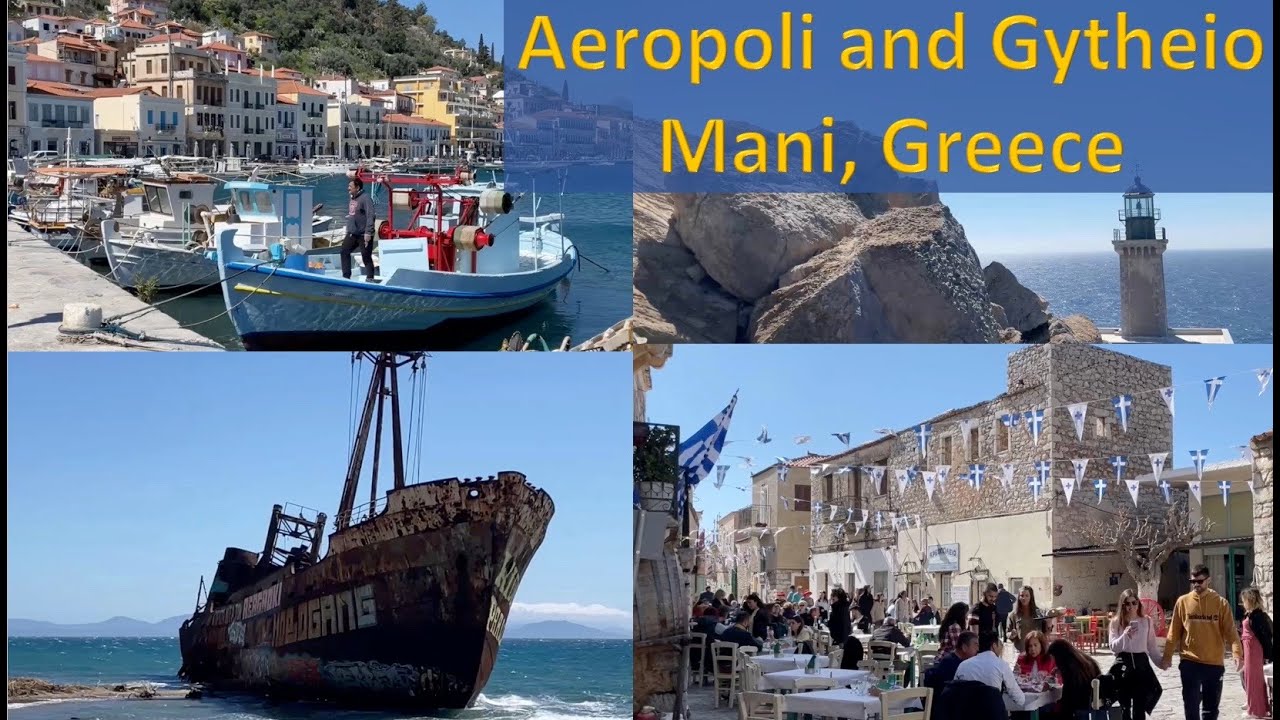 🇬🇷 Mani Peninsula, Areopoli and Gytheio, Greece