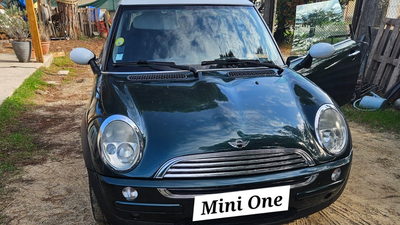 Démontage, réfection et remontage d'un ciel de toit sur une Mini One