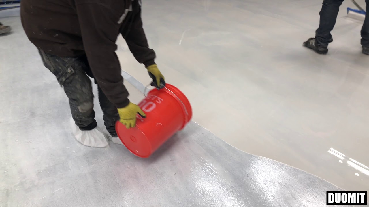 How to Make Pearl Metallic Epoxy Floors. Installation Guide.