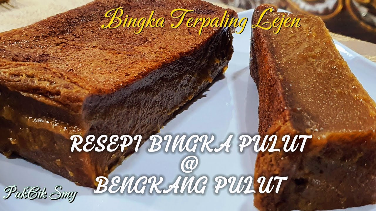 Resepi Kuih Bingka Pulut @ Bengkang Pulut