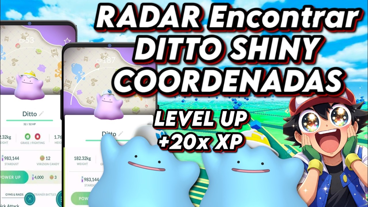 RADAR GRÁTIS ! ONDE ENCONTRAR DITTO No POKEMON GO FAKEGPS FARM UP RAPIDO 20x XP TELEPORT SEM BAN