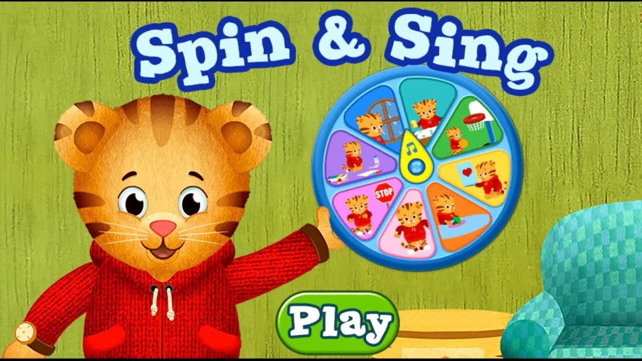 Daniel Tiger Neighborhood Spin and Sing & Pretend Play Games | Fun App Games for Kids, Toddlers