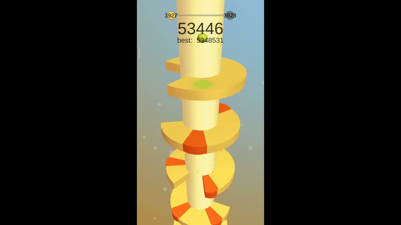 Helix jump record break  5.3 million- 7.3 million Highest score!! level- 3800!! Manik M