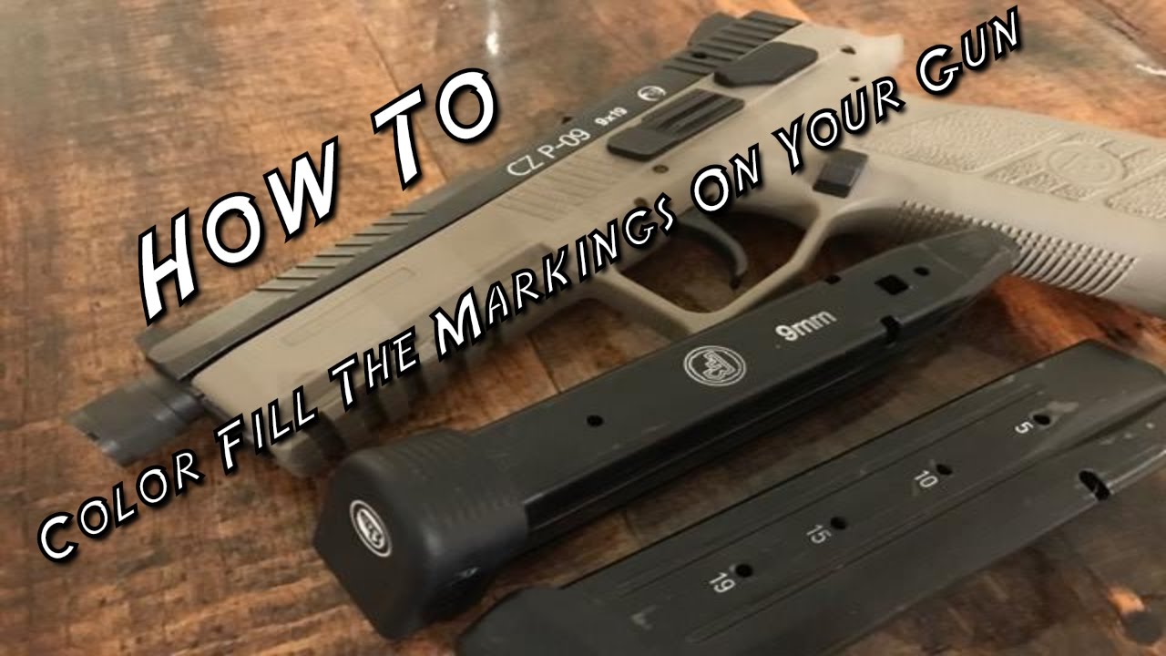 How To Color Fill The Markings On Your Gun