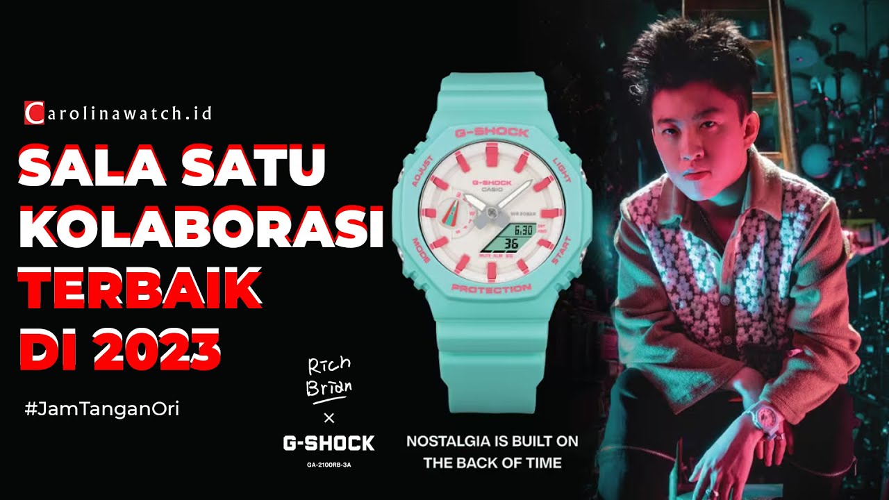 REVIEW & UNBOXING SPECIALS G-SHOCK 40TH ANNIVERSARY x RICH BRIAN II GA-2100RB-3A