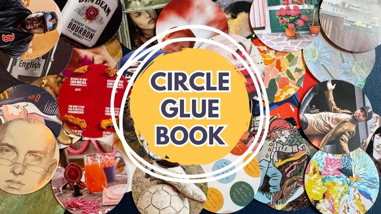 Время для книжки-раскраски &laquo;Круги из клея&raquo;!