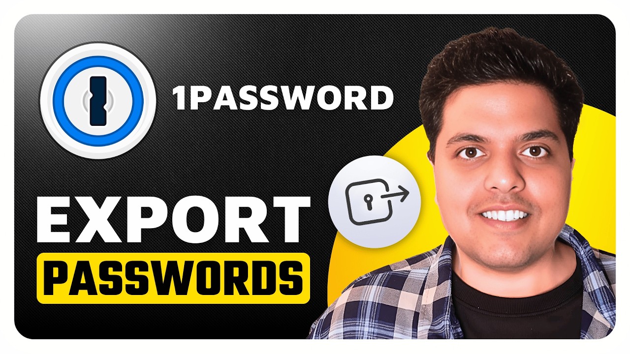 Как экспортировать пароли из 1Password