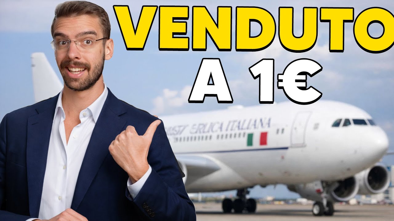 l'AIR FORCE ONE ITALIANO... venduto ad UN EURO 🇮🇹