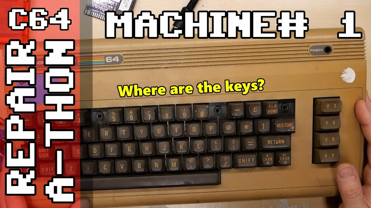 2021 C64 Repair-a-thon #1: 