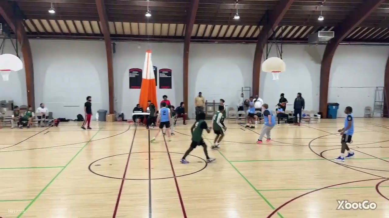 Grimes Gym Youth Winter League Blue vs Green