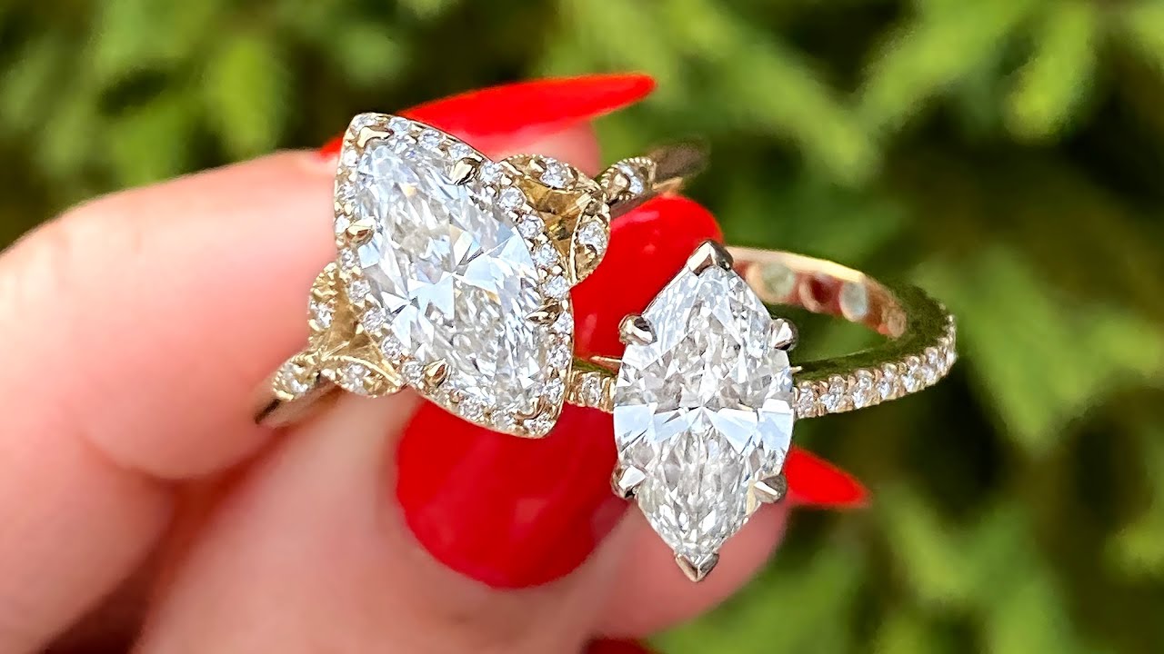 Marquise Diamond Engagement Rings | Ken & Dana Design