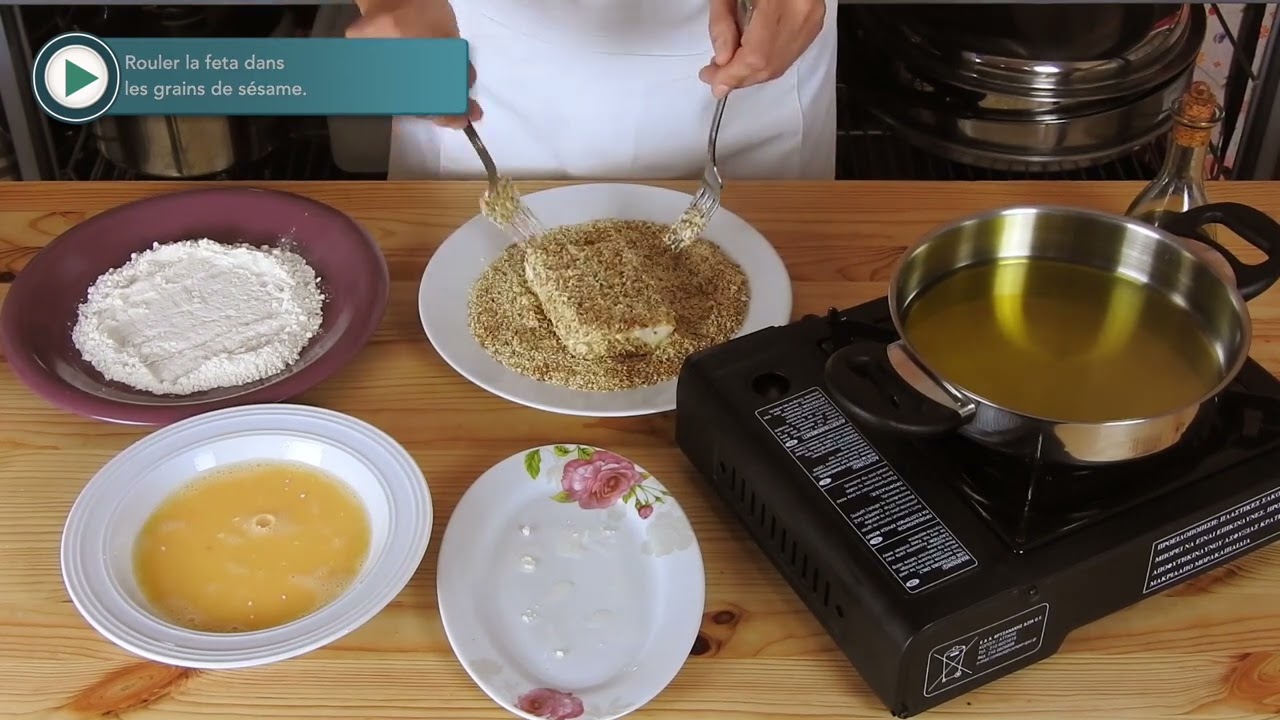 Feta grillée en Croûte de Sésame (FR)