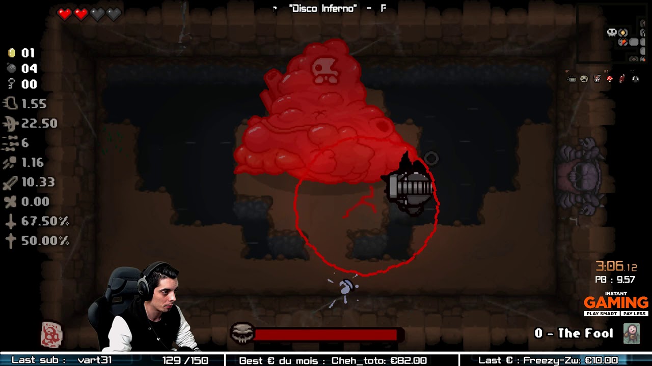 Speedrun FR The Binding of Isaac : Afterbirth+ : Isaac 08.23