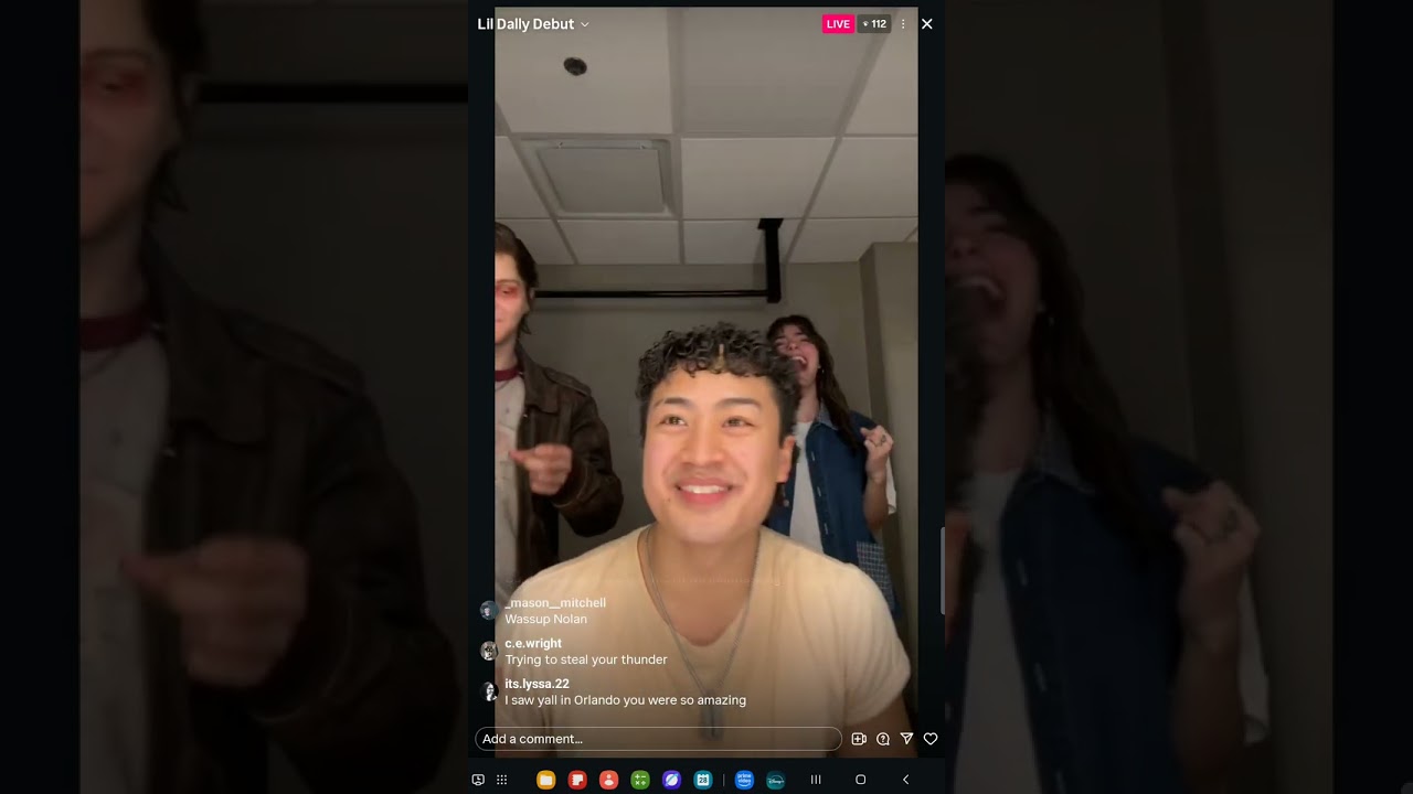 Jaydon Nget Dally Debut Insta Live - 12/28/2025 - The Outsiders Tour 