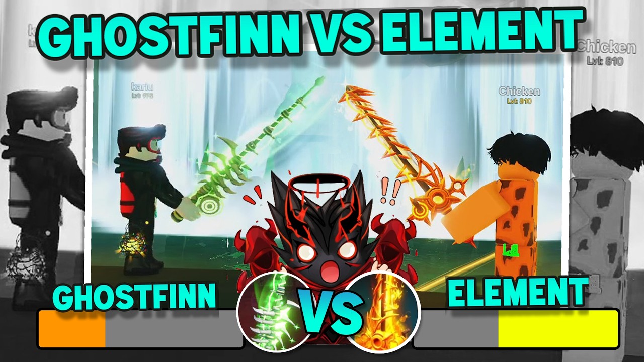 GHOSTFINN VS ELEMENT MANA KAH YANG LEBIH HEBAT ?? DI FISH IT