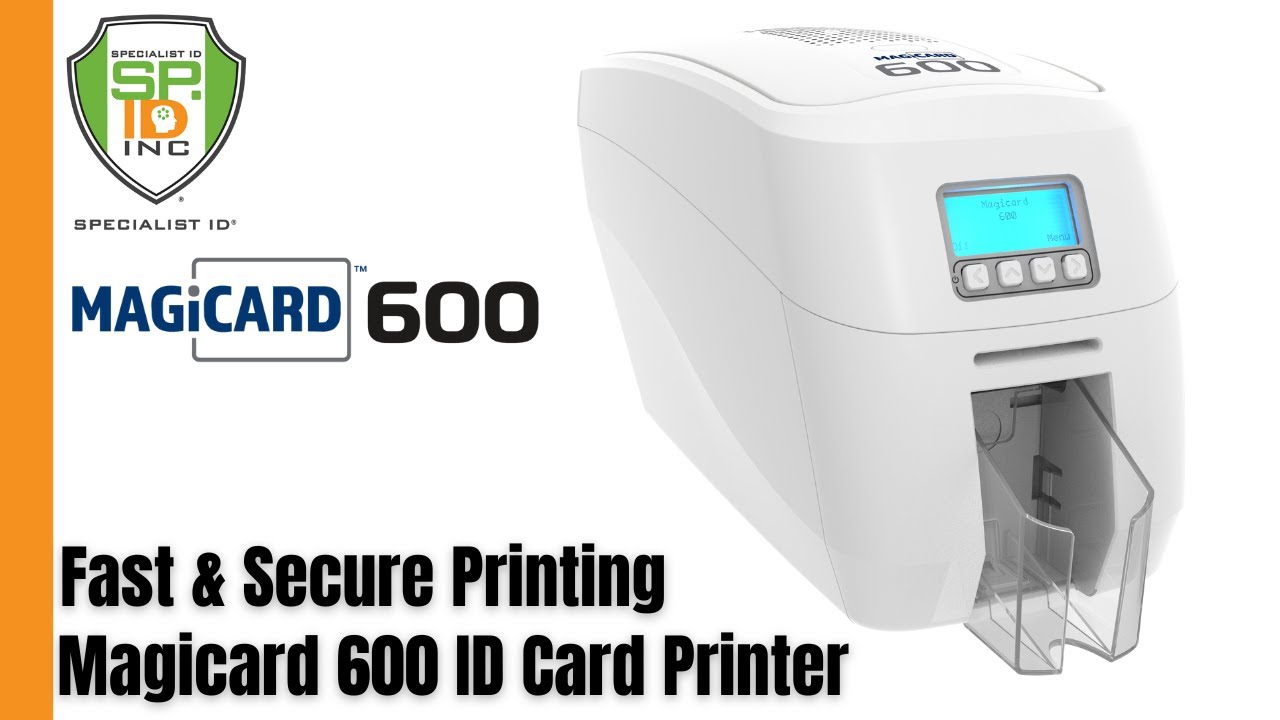 Magicard 600 ID Card Printer &ndash; Fast, Secure & High-Quality Dual-Sided Badge Printing - Specialist ID