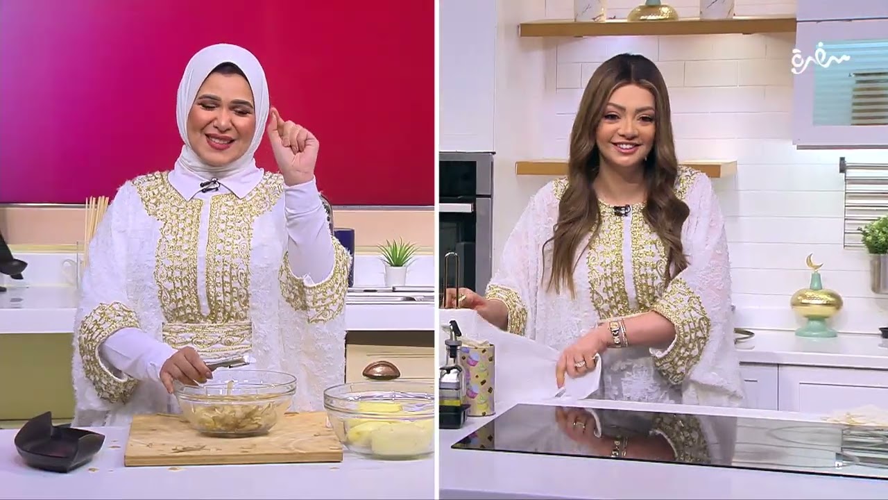 مين هيقشر البطاطس أسرع.. تحدي النهاردة بين توتا وساندرا كان كله ضحك | بهارات