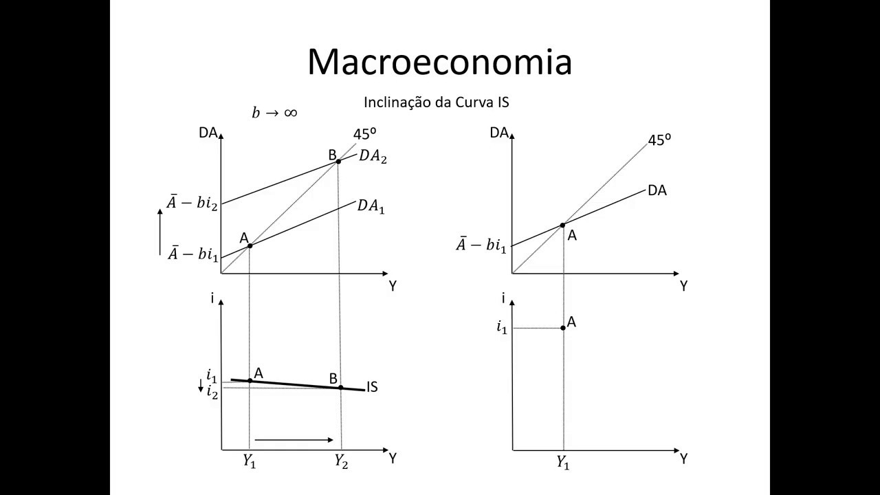 Macroeconomia 105 Demanda Agregada Inclinação da Curva IS