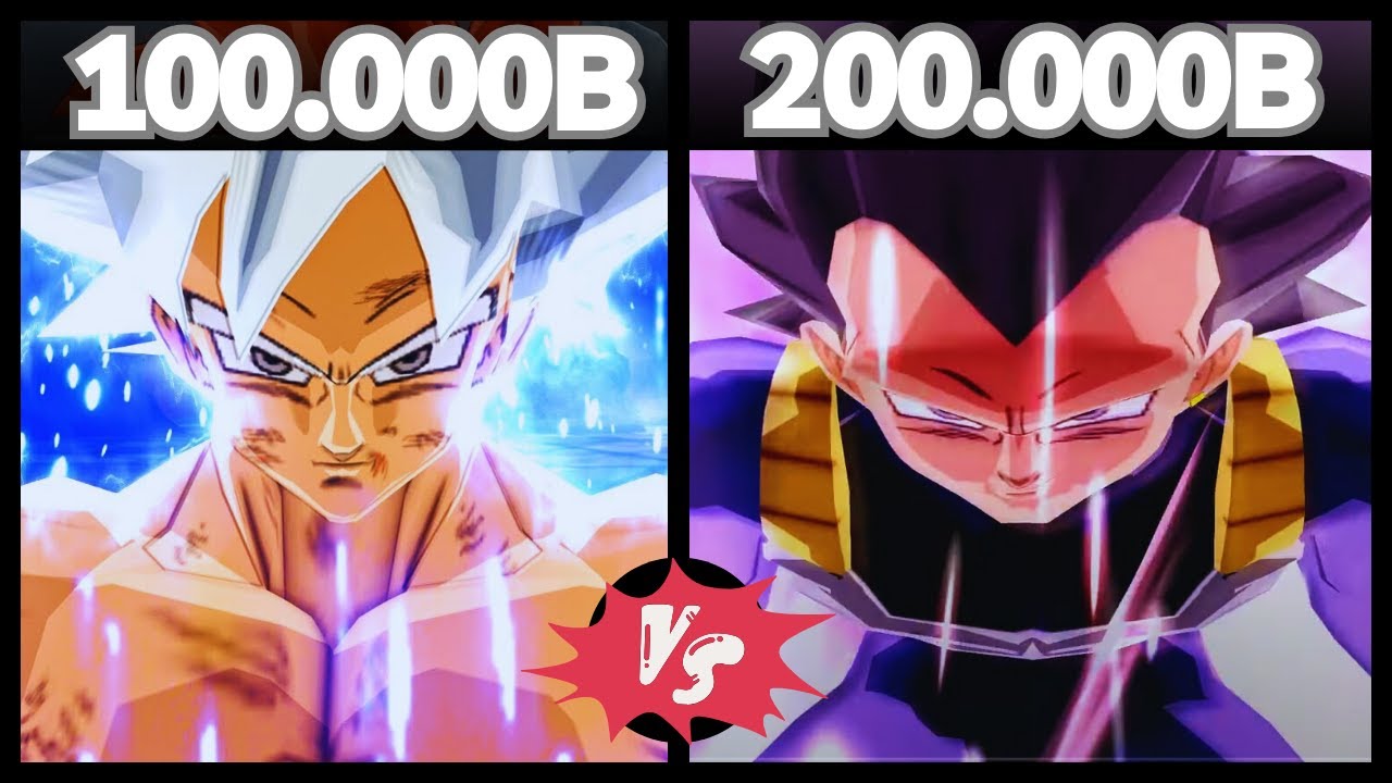 NIVELES DE PODER  - GOKU UI VS VEGETA MI 😱 | DRAGON BALL Z BUDOKAI TENKAICHI 3 ISO NIVELES DE PODER