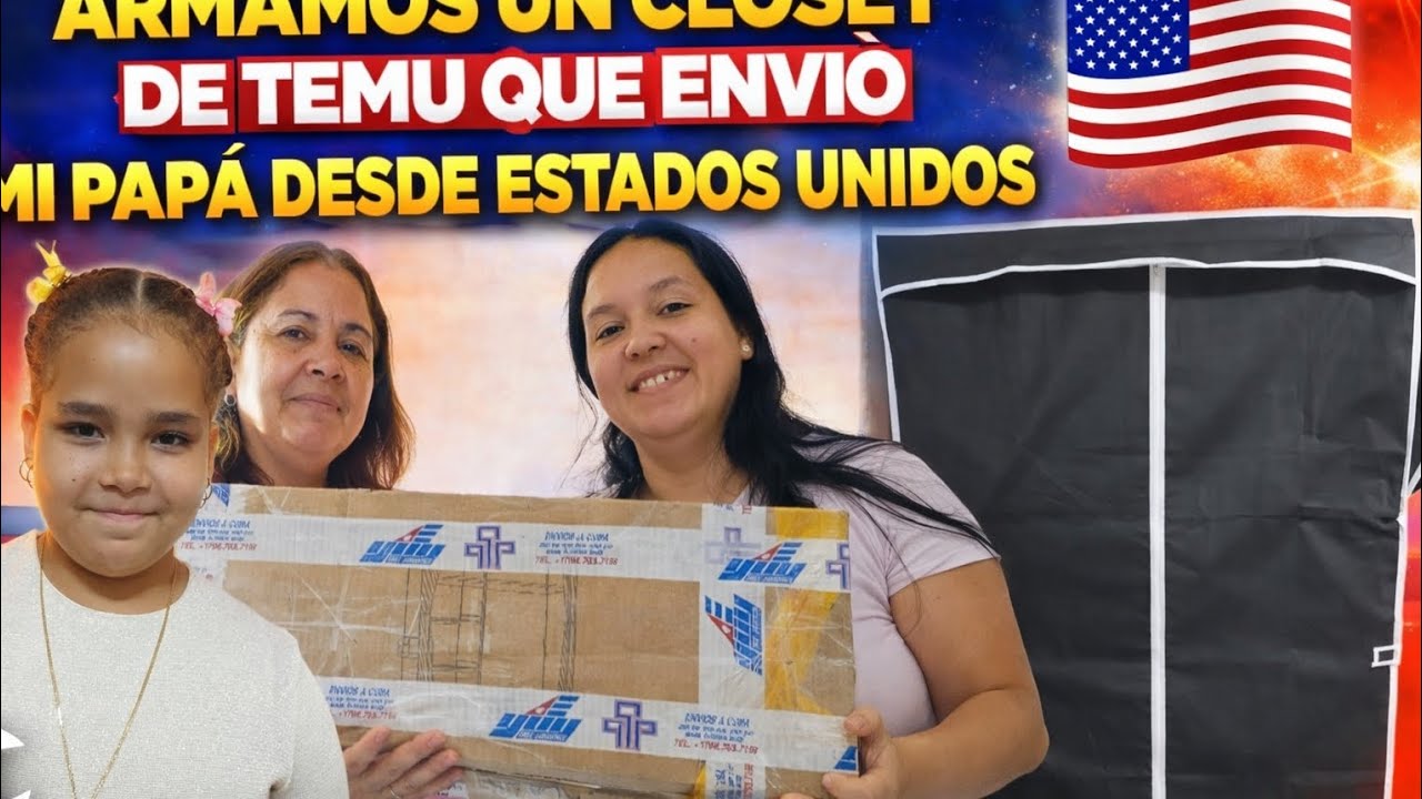 🔥 ¡ARMAMOS UN CLÓSET DE TEMU EN FAMILIA! 🛠️❤️ Mi papá lo envió | Mamá y mi niña ayudando