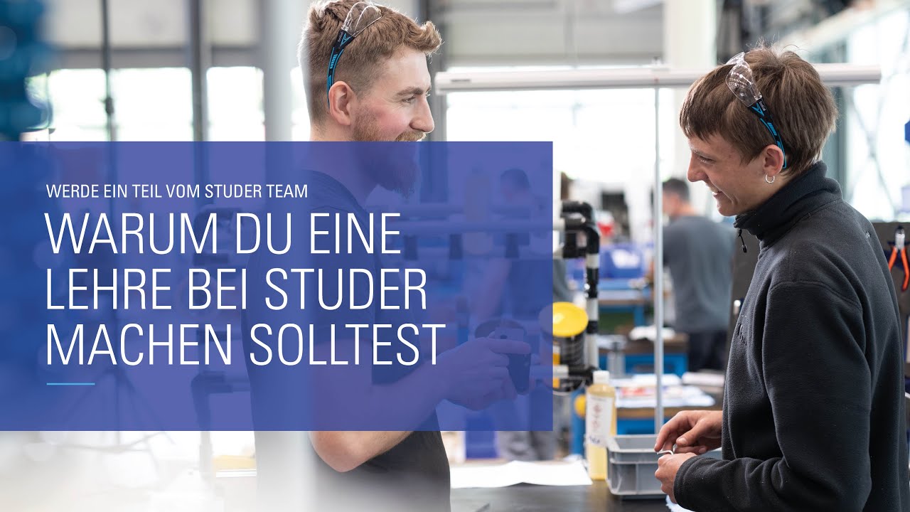 Warum du eine Lehre bei STUDER machen solltest!