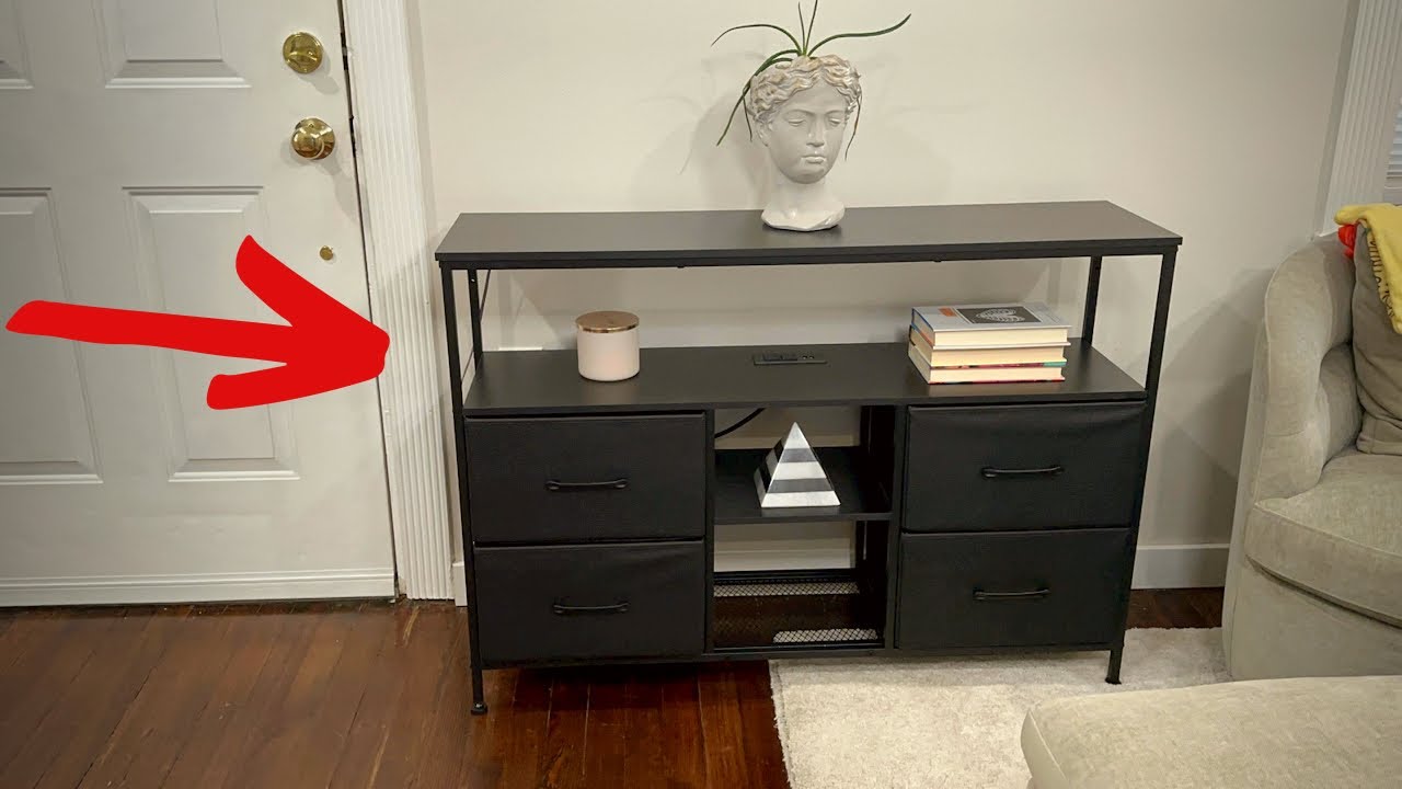 Style meets functionality in the Huuger TV Stand Dresser