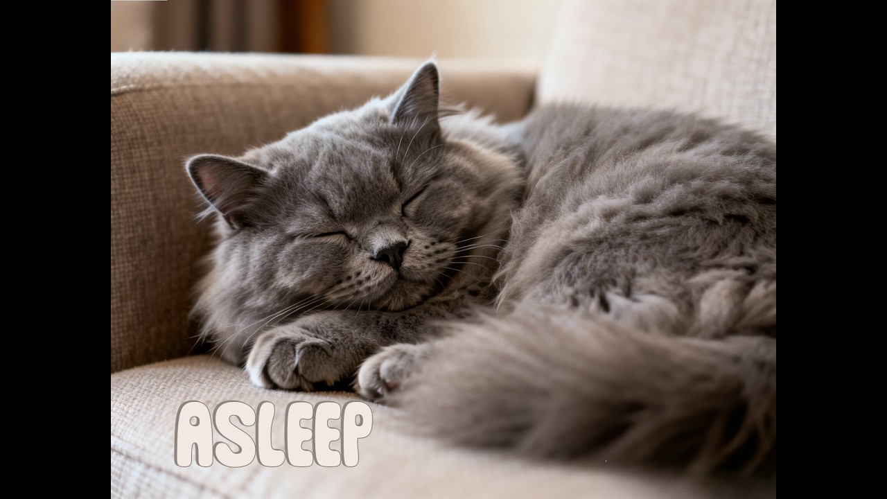 Cat Sleep Music 🎵 Gentle & Stress Relief Sounds for Restful Night