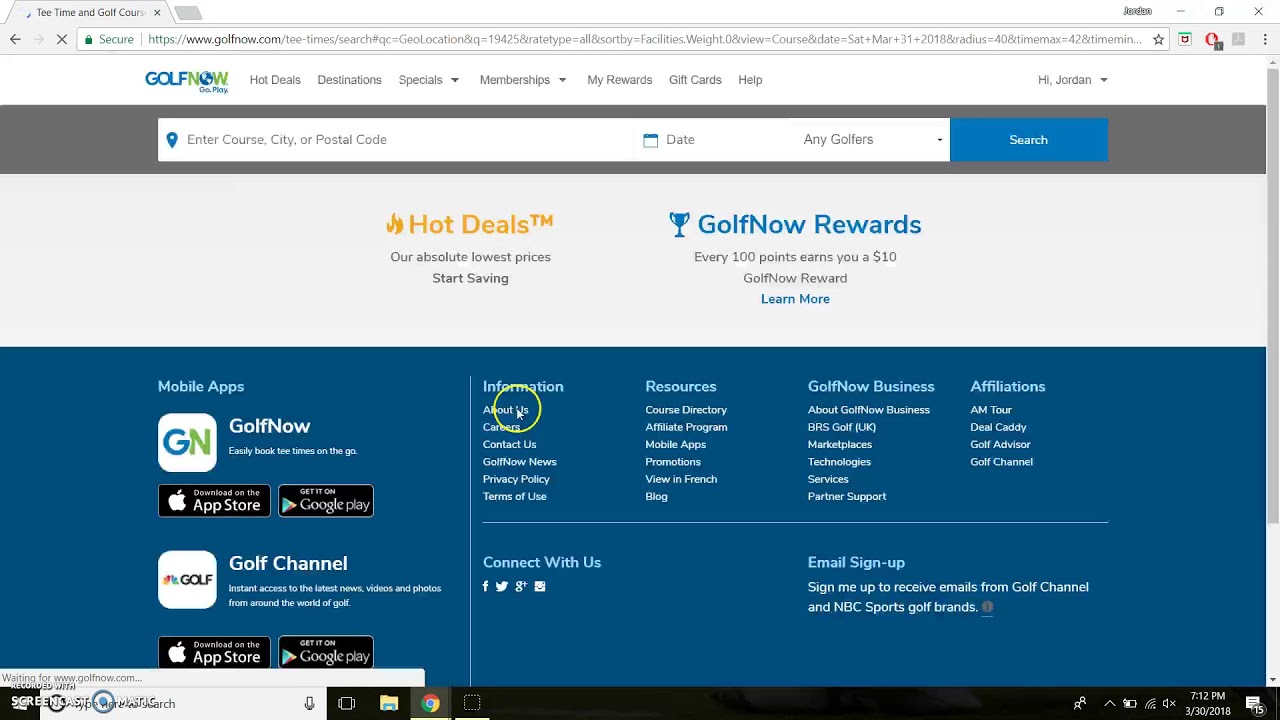 How to sign up for and use GolfNow