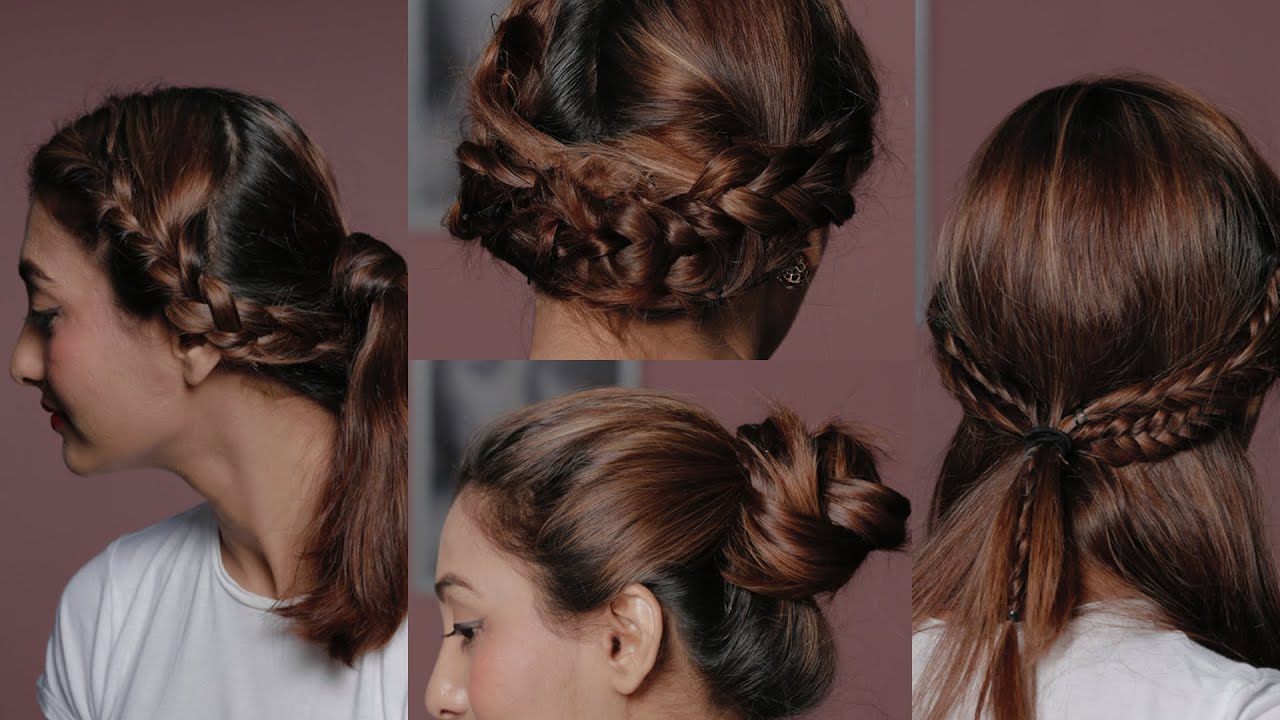How To Style Simple Braids In 4 Different Ways | Quick And Easy Hairstyles