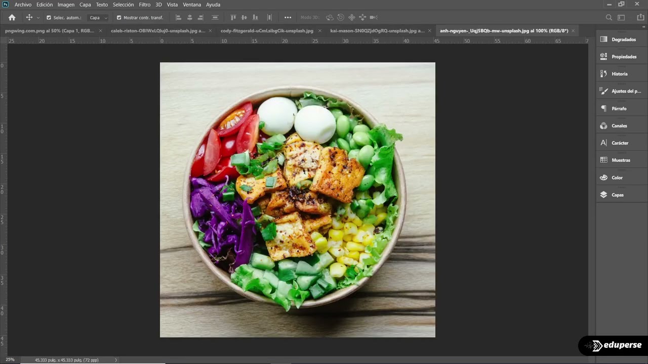 Lección 5. Photoshop Publicitario desde cero  I   Transformacion de imagenes