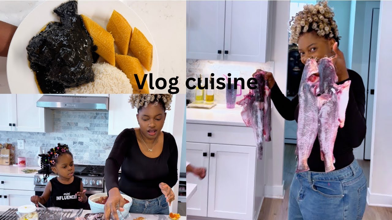 EN CUISINE AVEC NOUS ON PRÉPARE LE MBONGO TCHOBI A LA CAMEROUNAISE 