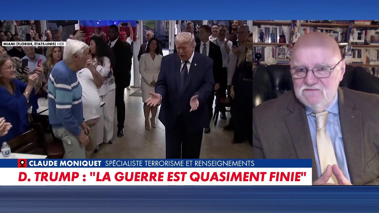 Claude Moniquet : «C’est une déclaration à fin politique interne américaine»