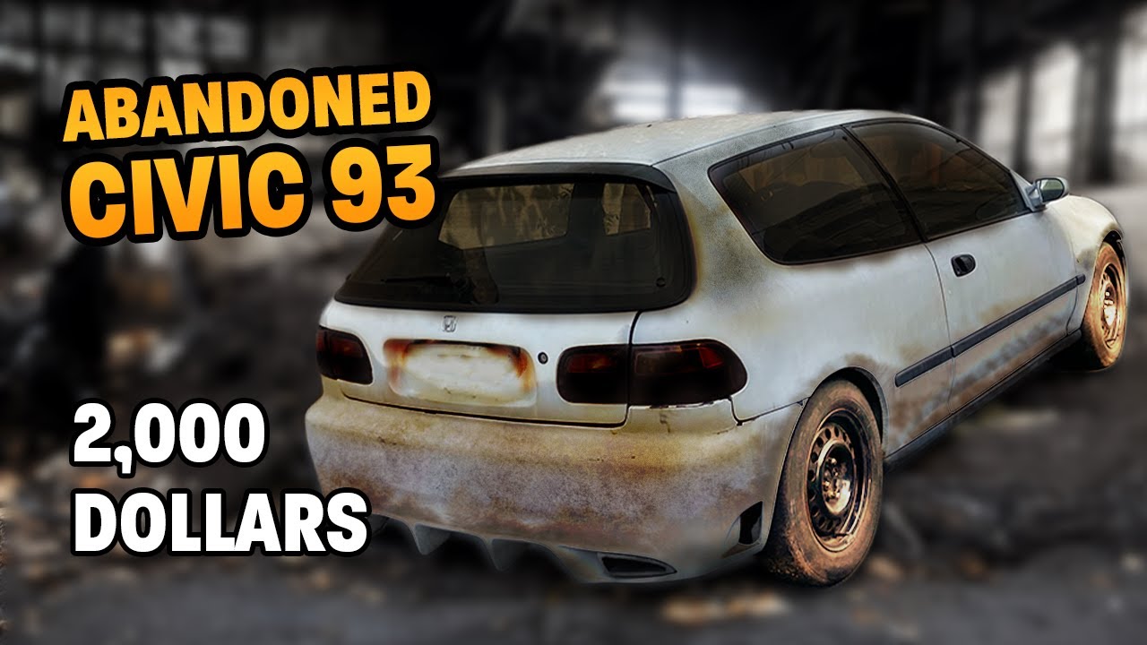 EXTREME RESTORATION! ABANDONED AUCTION HONDA CIVIC | FULL DETAIL