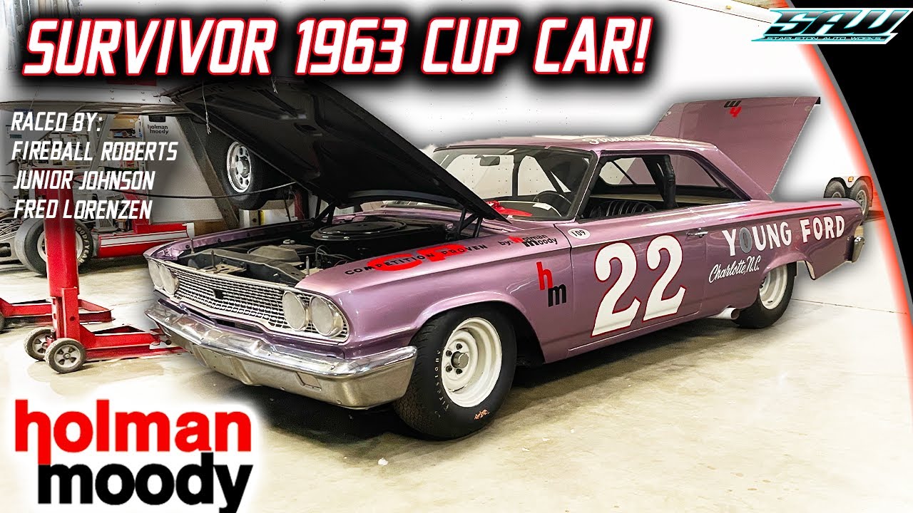 Holman Moody's Junior Johnson Ford Galaxie NASCAR Race Car & Lee Holman's History Lesson!