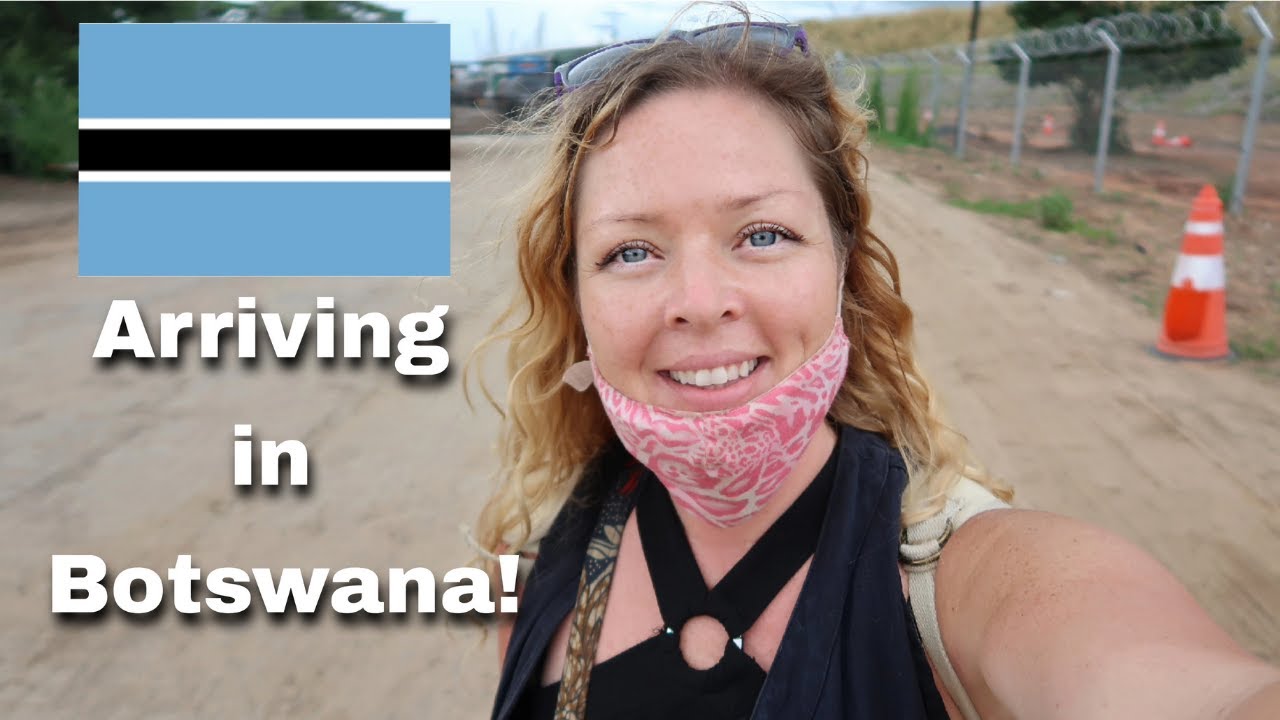 Crossing the border from Zambia to Botswana * Surprising*