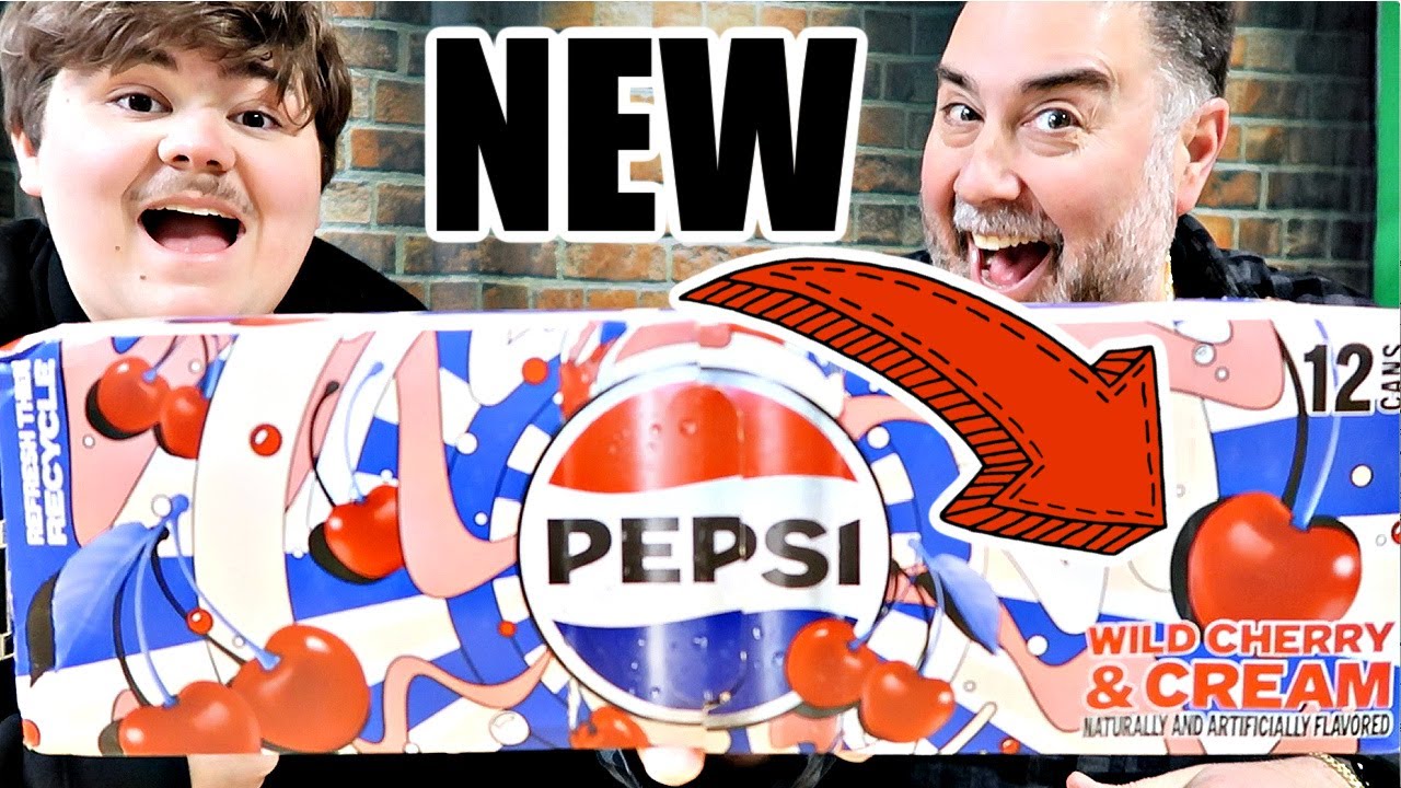 Taste Test: New Pepsi Wild Cherry & Cream Flavor! 🍒🥤