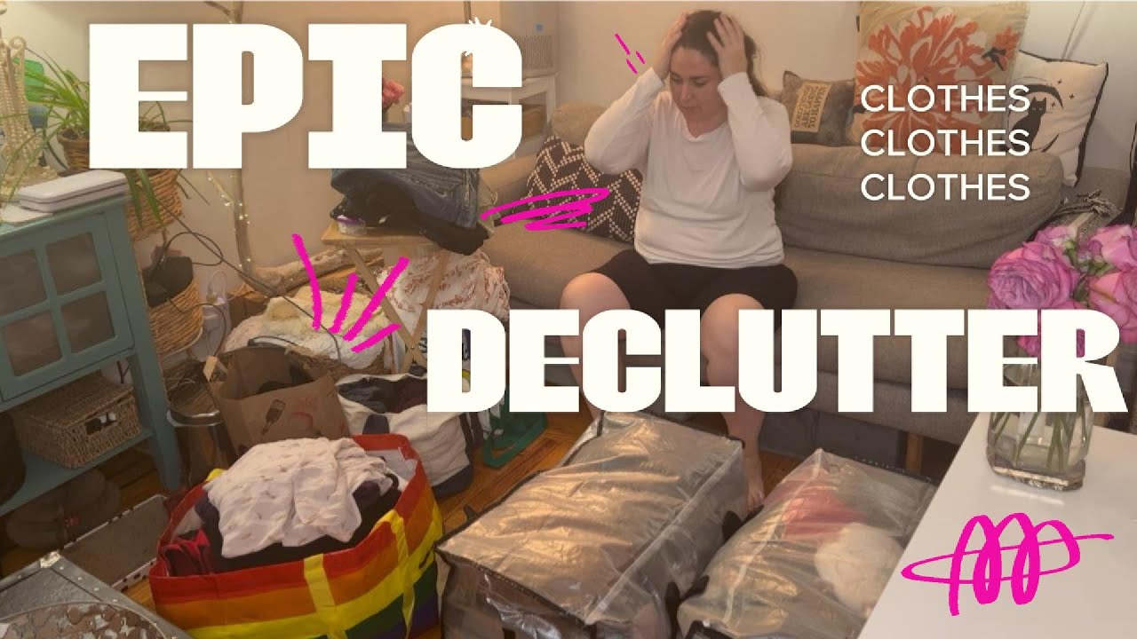EPIC CLOTHING DECLUTTER 🛍️ | Chatty, Extra Long, #BodyDouble , Round 2 🥊 🌟