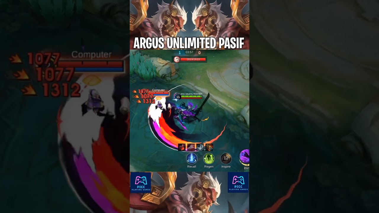 BUILD ARGUS SKIN ABYS UNLIMITED PASIF PART 2 #mobilelegends #mlbbidcreator #mlbb #argus