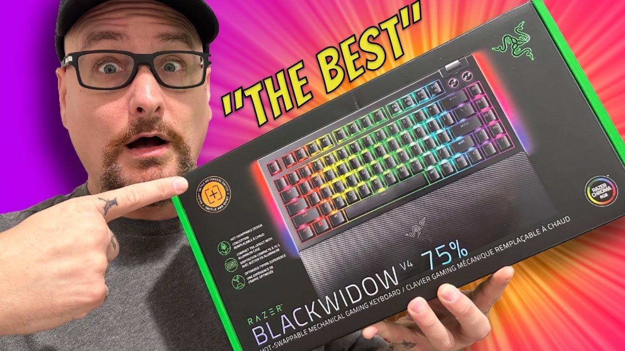 Razer made a custom keyboard! Razer BlackWidow V4 75% Review