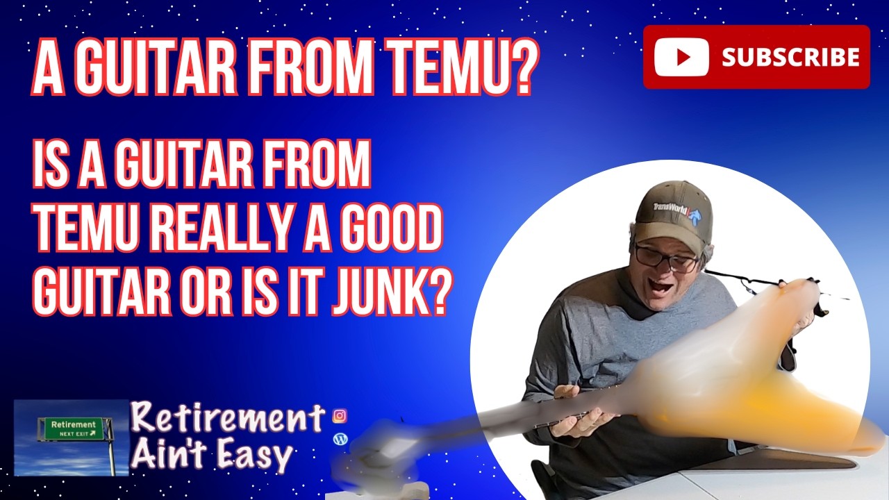 I Bought a Guitar From Temu.  Is it junk?  Is it playable?  Do I really need another guitar?