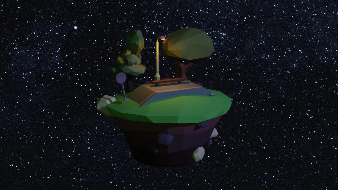 A Low Poly Island