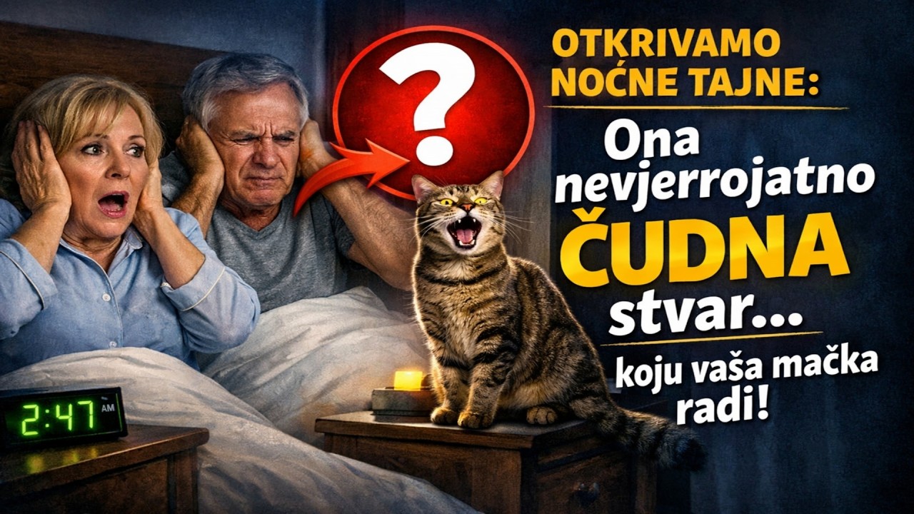 OTKRIVAMO NOĆNE TAJNE: Ona nevjerojatno ČUDNA stvar koju vaša mačka radi