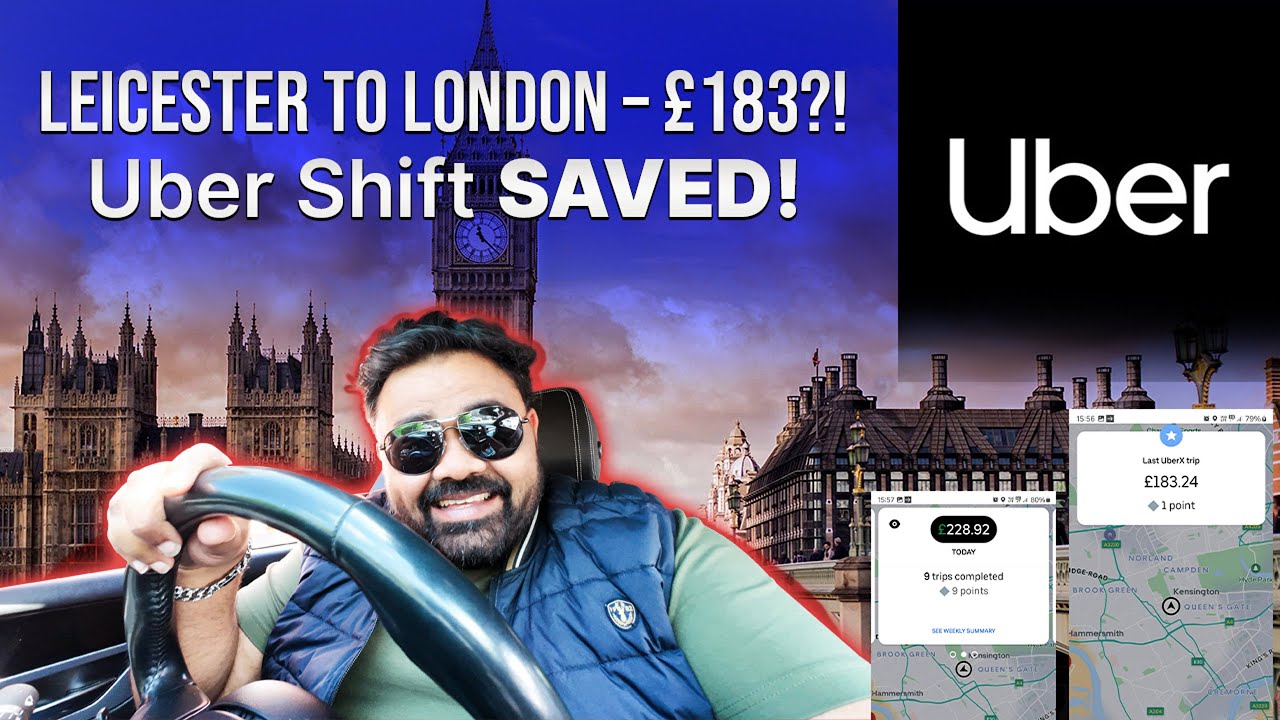 How I Made &pound;230 in just 5 Hours Driving Uber in Leicester 🚗💰 (1 Ride Changed Everything!)