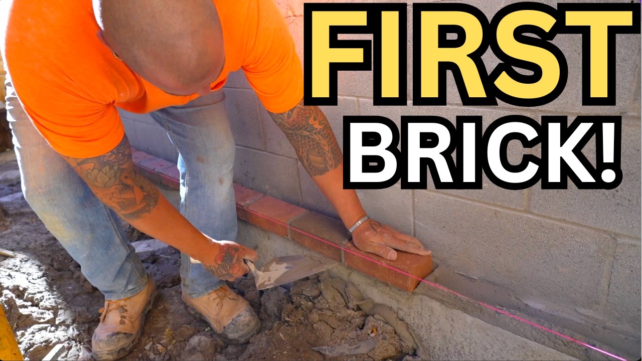 Starting a New Brick Job — Installing the First Course on a Building Addition (Day 1)