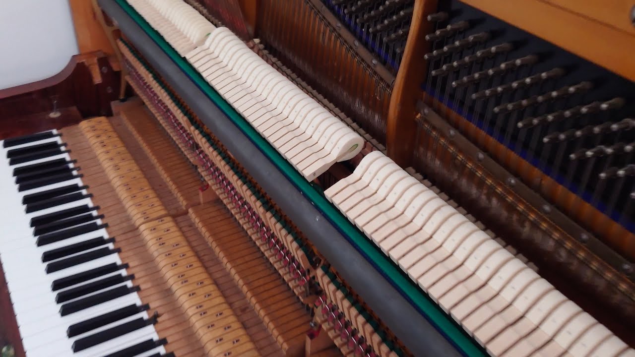 New hammers for my 94 years old upright piano.